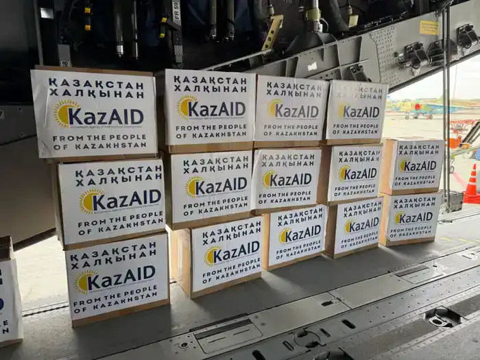 Kazakhstan KazAID пятилетие международное развитие гуманитарная помощь