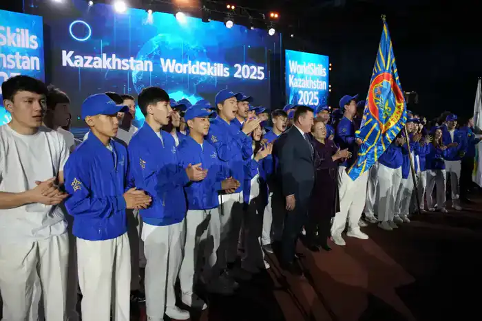 Республиканский чемпионат WorldSkills Kazakhstan 2025 в Астане студенты колледжей профессиональные навыки представление Казахстана в Китае