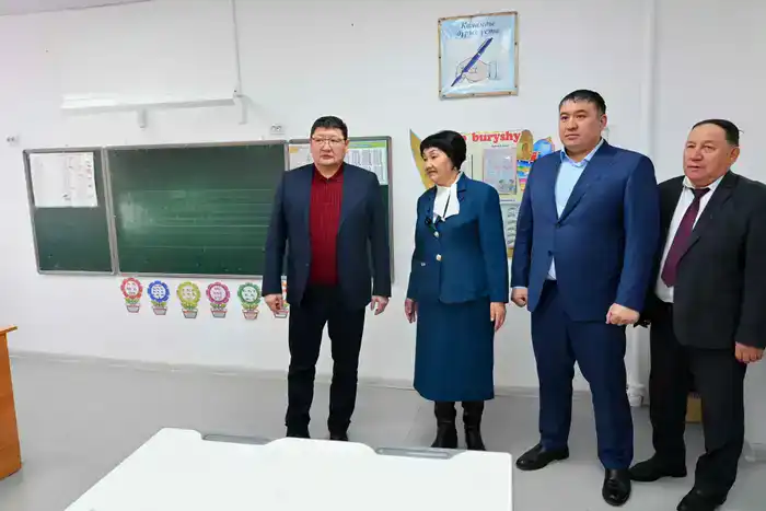 Средняя школа Кызылкия: новое дыхание для старого здания в селе Тарлаулы