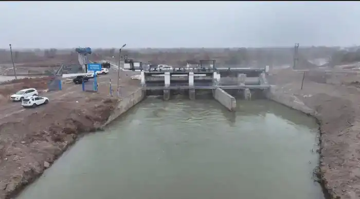 В Жамбылской области завершена первая за 40 лет механизированная очистка Фурмановского обводного канала (8)