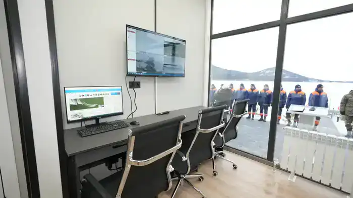 Глава МЧС открыл новую модульную спасательную станцию на берегу озера Имантау (3)