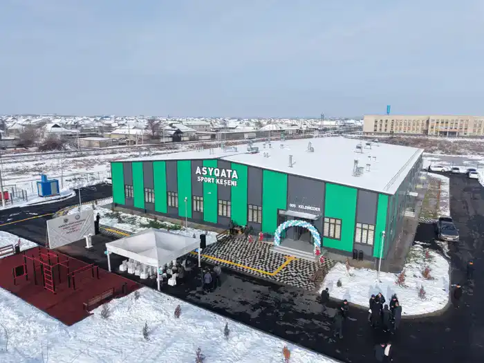 Центр настольного тенниса в Жетысайском районе с тренировочными залами и столами