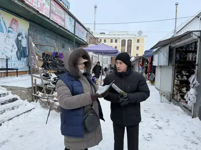 В Уральске прошла экологическая акция «Таза Қазақстан» с участием волонтёров и раздачей информационных материалов