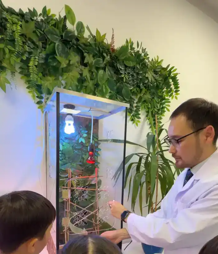 Открытие кабинета «Живой природы» в школе «Келешек мектебi»: новый шаг к экологическому образованию