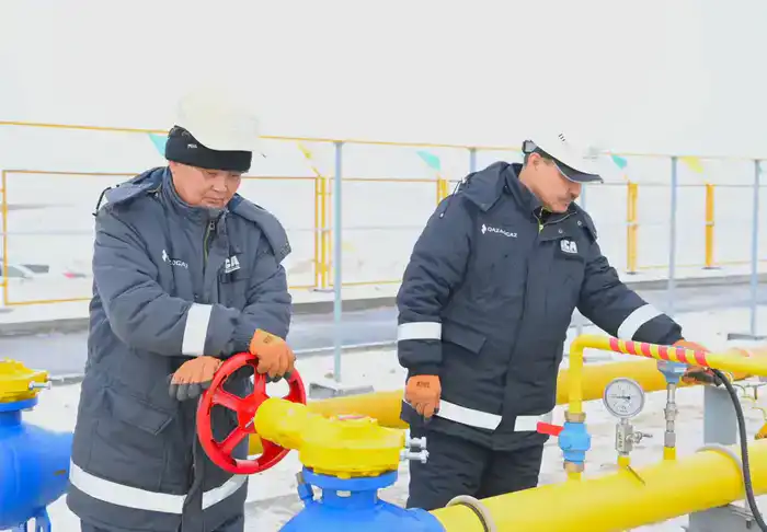 В Аральском районе запустили автоматическую газораспределительную станцию и подключили природный газ к населенному пункту Камыстыбас (5)