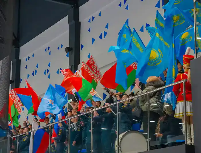 Казахстанская команда МЧС участвует в международном хоккейном турнире среди спасательных ведомств