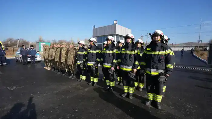 В ШЫМКЕНТЕ ОТКРЫТЫ ПЕРВЫЕ В РЕСПУБЛИКЕ УНИВЕРСАЛЬНЫЕ КОМПЛЕКСЫ ЭКСТРЕННЫХ СЛУЖБ (4)