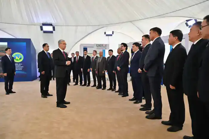 Глава государства посетил малую индустриальную зону «Тараз» (3)