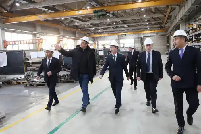 Открытие трудовой ассамблеи в Акмолинской области на предприятии Kazrost Engineering Ltd