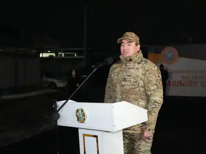 Открытие 120-го добровольного пожарного пункта в селе Туздыбастау