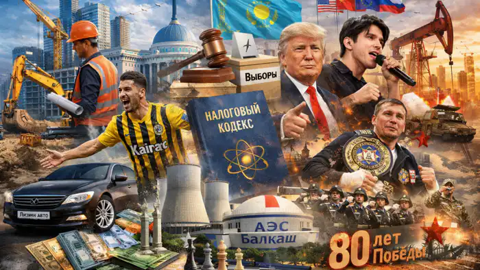 2025 год: Налоговое шоу, триумф "Кайрата" в Лиге чемпионов и парламентская реформа — ключевые события уходящего года