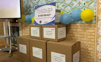 Пожертвование 20 миллионов тенге на социальный центр в Алматинской области от KT&G