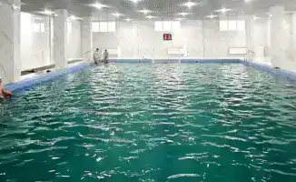 Ледовый дворец и спортивные объекты в микрорайоне Жас Өркен