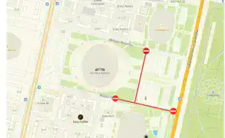 В Астане ограничат движение у «Астана Арены» из-за зажжения новогодних елок