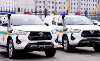 Спасатели Туркестанской области получили новые автомобили для работы в сложных условиях