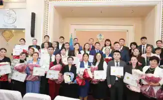 Награждение победителей олимпиады среди сельских школ в Мангистау: поддержка спорта и образования для будущего