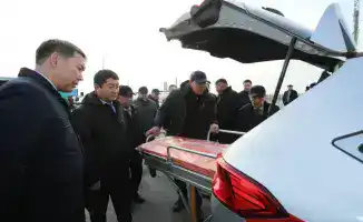 Передача новых санитарных автомобилей в Мангистау улучшит доступность медицинских услуг в сельских районах