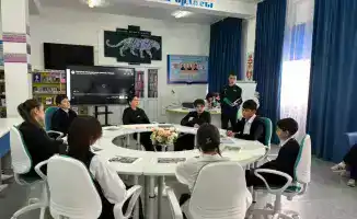 Военные уроки мужества в школах Астаны