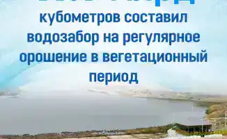 Результаты развития водохозяйственной отрасли Казахстана в 2025 году