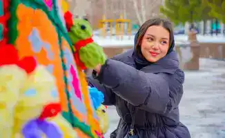 Эко-елка в Астане: традиции в каждом элементе!