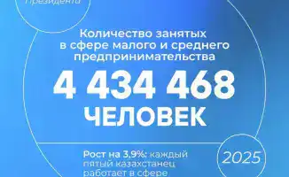 Каждый пятый казахстанец занят в бизнесе