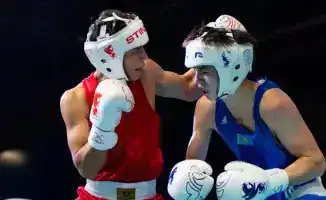 Боксерские поединки в Алматы: Юниоры сражаются за медали чемпионата Казахстана