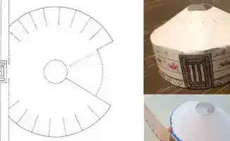 Собирая мечты: мастер-класс по созданию мини-юрты в Карагандинской детской библиотеке