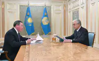 Глава государства принял акима Алматинской области Марата Султангазиева