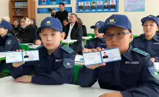 Открытие класса «Жас сақшы» в Каркаралинском районе: шаг к активному участию молодежи в профилактике правонарушений