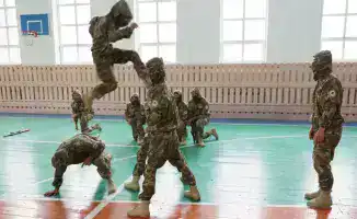 Военно-патриотический клуб Жас бүркіт формирование молодежи школьная среда правонарушения