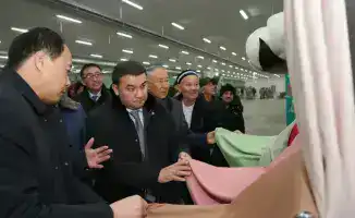 Новый хлопковый комплекс в Туркестане запущен