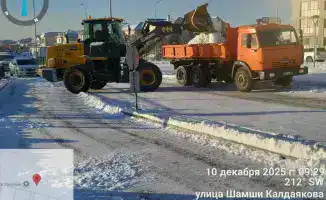 Снежные работы в Астане: 3000 рабочих и техника