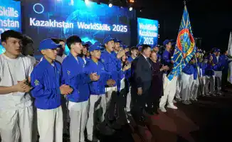 Республиканский чемпионат WorldSkills Kazakhstan 2025 в Астане студенты колледжей профессиональные навыки представление Казахстана в Китае
