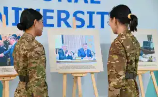 В Астане прошла акция, посвященная 80-летию генерала Мухтара Алтынбаева