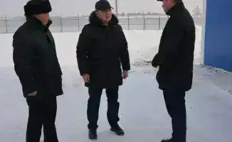 Аким Павлодарской области Асаин Байханов проверил ход реализации инфраструктурных проектов в Баянаульском районе