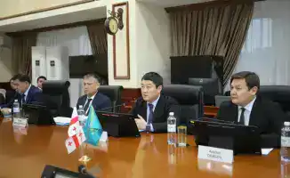Аким Мангистауской области принял Чрезвычайного и Полномочного Посла Грузии в Казахстане Левана Диасамидзе