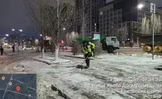 Астана: три тысячи рабочих убирают снег