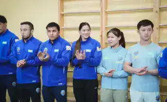 В Астане открыт первый специализированный зал дзюдо для школьников