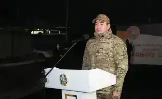 Открытие 120-го добровольного пожарного пункта в селе Туздыбастау