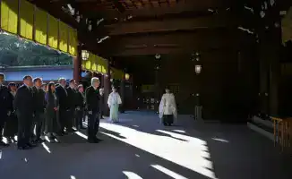 Касым-Жомарт Токаев посетил храм Мэйджи Джингу: официальный визит президента Казахстана в Японию