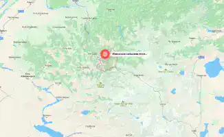 Землетрясение на границе Казахстана и России