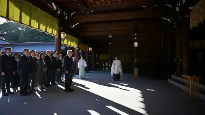 Касым-Жомарт Токаев посетил храм Мэйджи Джингу: официальный визит президента Казахстана в Японию