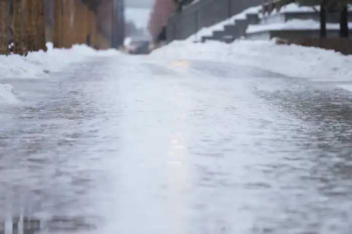 гололёд в Астане