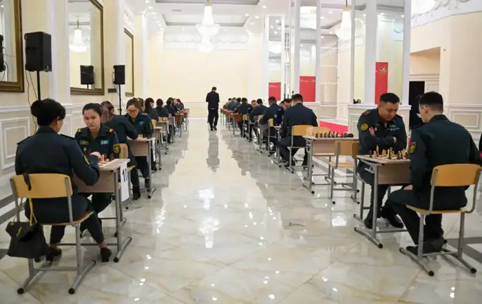 В Министерстве обороны определили сильнейших шахматистов и мастеров игры в тоғызқұмалақ (3)