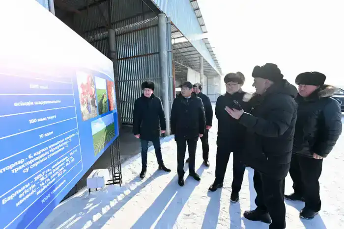 Аким области ознакомился с деятельностью крестьянских хозяйств в Бескарагайском районе (6)