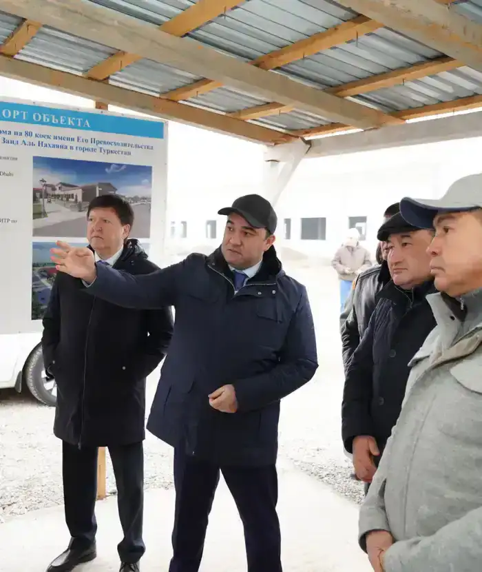 В ТУРКЕСТАНЕ СТРОЯТ СОВРЕМЕННЫЙ ЦЕНТР МАТЕРИ И РЕБЕНКА (2)