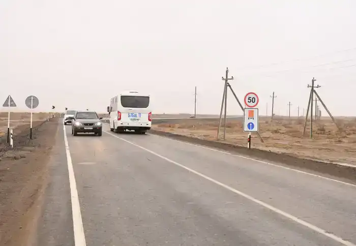 Глава региона ознакомился с ходом реконструкции автодороги «Шиели-Тайконыр» (5)