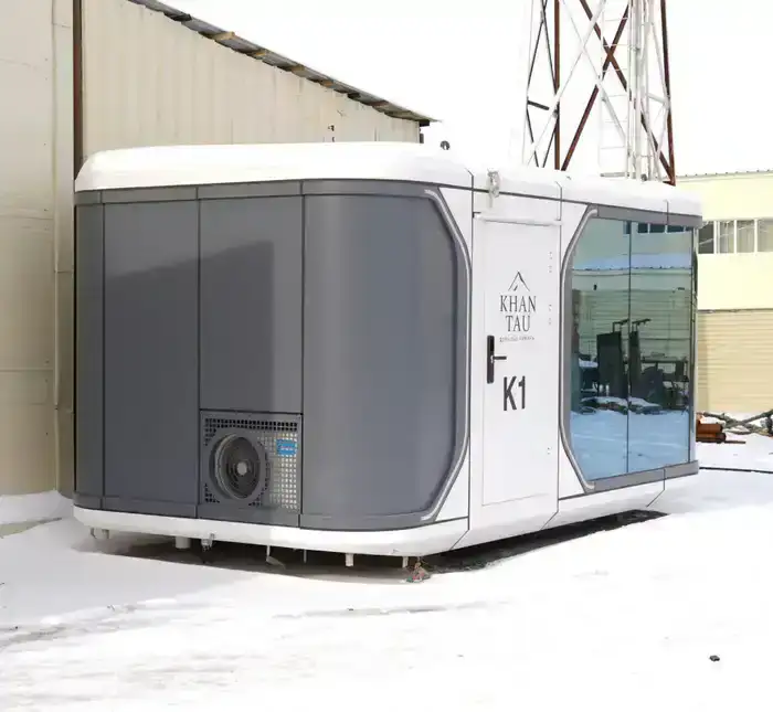 В МАЛОМ ИНДУСТРИАЛЬНОМ ПАРКЕ ТУРКЕСТАНСКОЙ ОБЛАСТИ НАЛАЖЕНО ПРОИЗВОДСТВО КАПСУЛЬНЫХ ДОМОВ И СЭНДВИЧ-ПАНЕЛЕЙ (2)