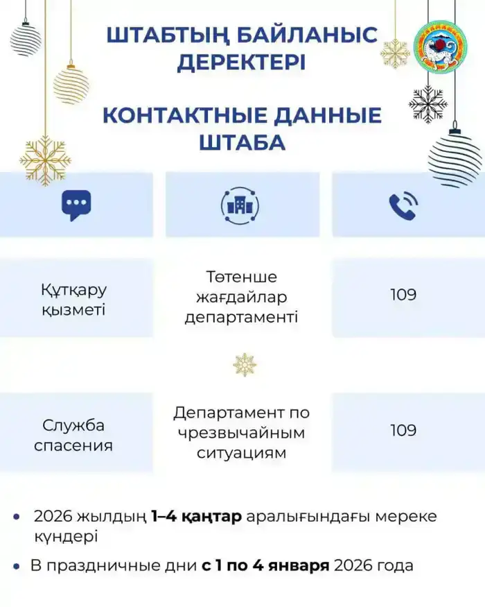 В новогодние выходные коммунальные и аварийные службы Алматы перейдут на усиленный режим работы (3)