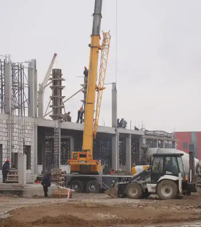 В ТУРКЕСТАНЕ СТРОЯТ СОВРЕМЕННЫЙ ЦЕНТР МАТЕРИ И РЕБЕНКА (3)